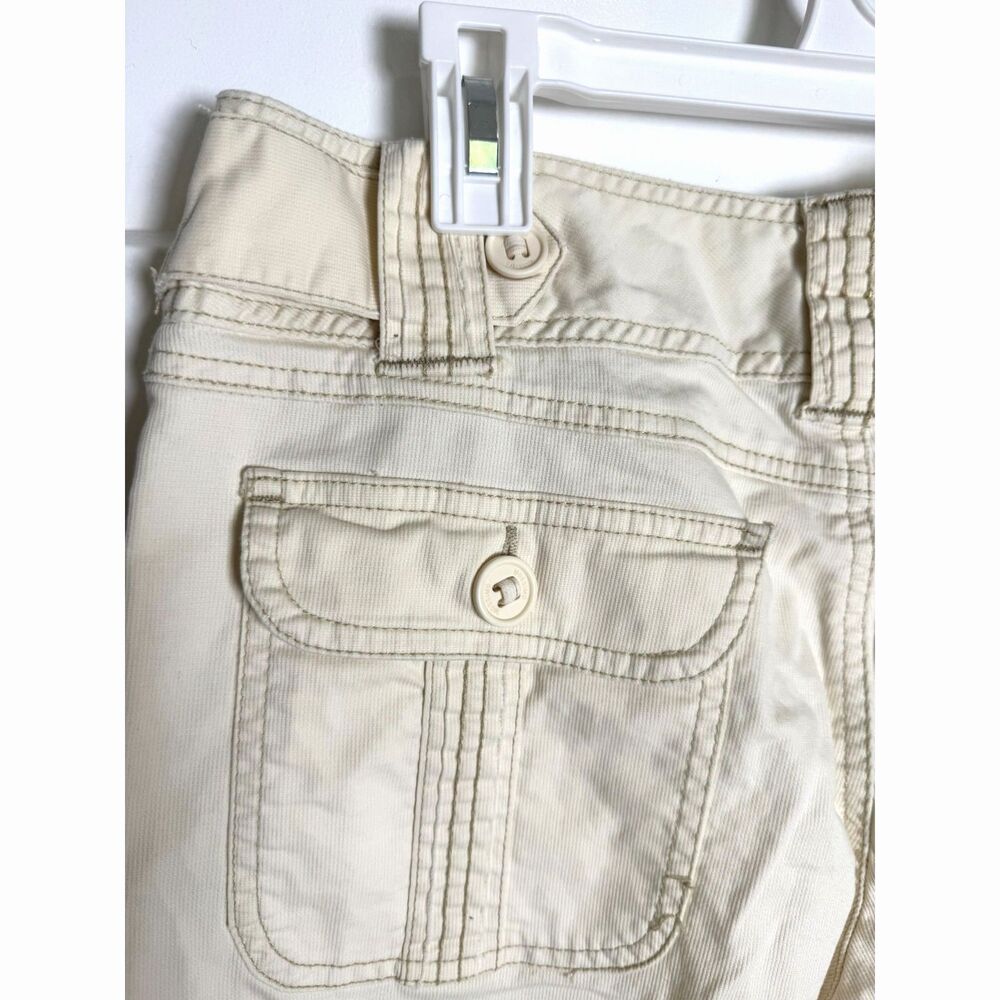 Vintage Y2K Mossimo Corduroy Pants Juniors 13 Cream Tan Low Rise Bootcut Grunge